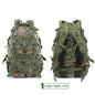 Camouflage Tactical Double Shoulder Sports Backpack
