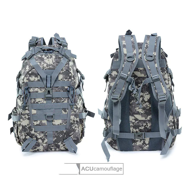 Camouflage Tactical Double Shoulder Sports Backpack