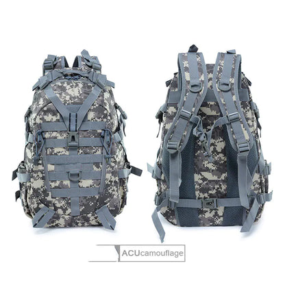 Camouflage Tactical Double Shoulder Sports Backpack